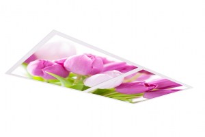led panel na srop 600 x 600 s logom kazetove svietidlo 1